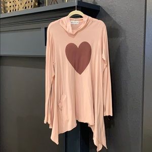 Wildfox Hooded Tunic w/Pockets
